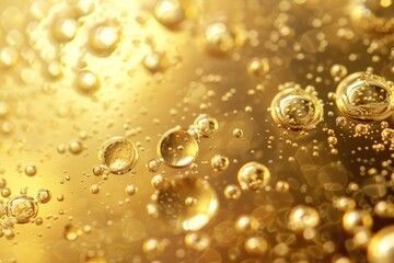 Fototapeta premium A collection of soap bubbles captured in a close-up shot