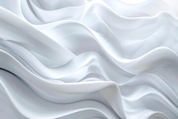 Obraz premium A detailed view of white fabric texture