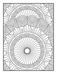 A Beautiful Floral Design for Stress Relief and Mindfulness. Perfect for Adults and Kids Alike, This Printable Artwork Offers a Creative Escape into Relaxation.
