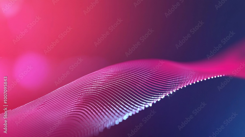 Aufkleber abstract wave pattern with vibrant color gradients