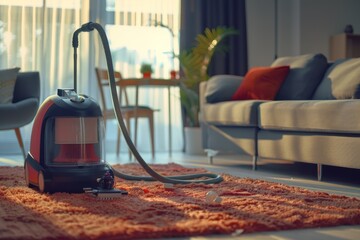 Professional cleaning service concept