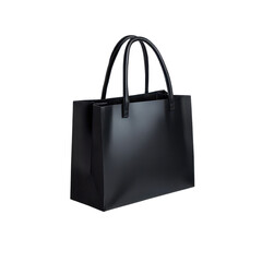 Stylish black handbag with elegant design, perfect for daily use or special occasions.