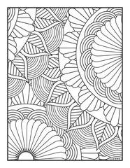 A Beautiful Floral Design for Stress Relief and Mindfulness. Perfect for Adults and Kids Alike, This Printable Artwork Offers a Creative Escape into Relaxation.