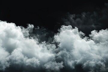 Obraz premium A commercial airliner soaring above a cloudy sky