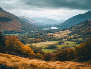 Fototapeta premium autumn in the mountains