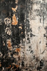Fototapeta premium vintage grunge wallpaper, vintage-inspired grunge wallpaper with distressed textures in faded shades of black, grey, and brown for a stylish, worn-in look