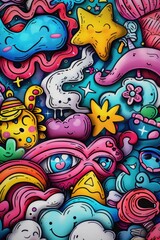 A collection of beloved cartoon characters gathered together