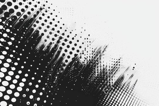 A classic halftone design on a textured background, ideal for graphic design or artistic uses