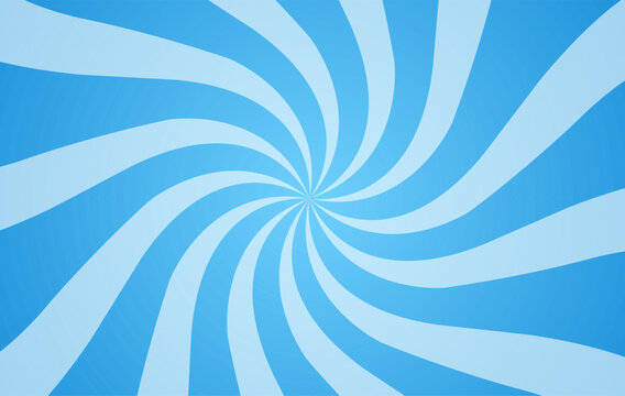 Blue gradient spiral background design