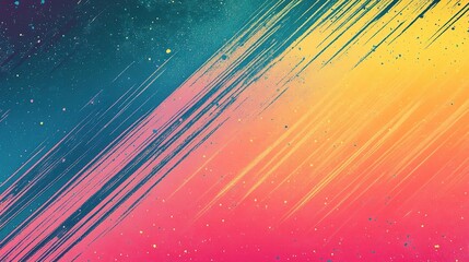 Vibrant Abstract Background with Colorful Streaks
