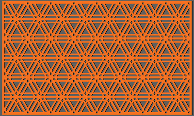 Modern CNC Cut Pattern for Metal and Wood Panels