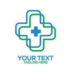 Fototapeta premium Healthcare Medical Logo Vector Art Illustration
