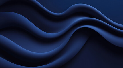 Fototapeta premium Abstract navy blue wavy background