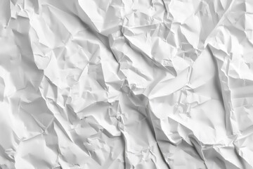 Obraz premium A close-up of a sheet of white paper with subtle texture and folds