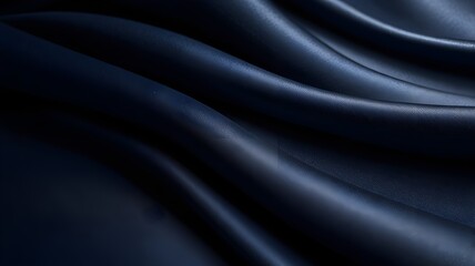 Fototapeta premium dark blue satin background, space for copy