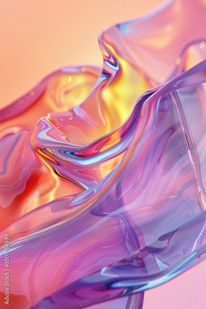 Poster a close-up view of a glass object sitting on a table