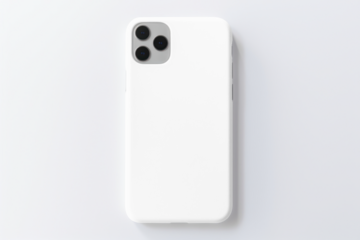 PNG phone case  mockup, transparent design