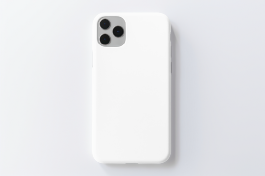 PNG phone case  mockup, transparent design
