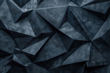 A collection of geometric shapes in monochrome tones