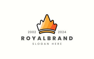 Minimalist Crown Logo for Luxury, Royalty, and Elegance. Crown vector Logo design