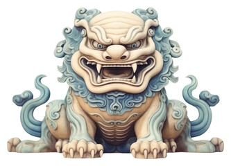 Fototapeta premium PNG The Pixiu or Pi Yao statue sculpture art representation.