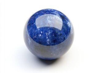 blue glass sphere