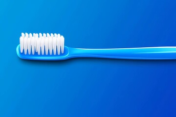 Light composition: hygiene products with a toothbrush for daily oral care and a healthy smile.