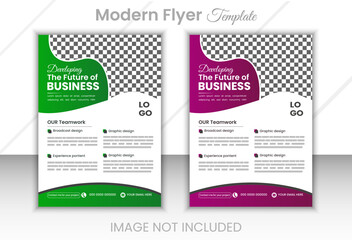 A professional corporate flyer template design