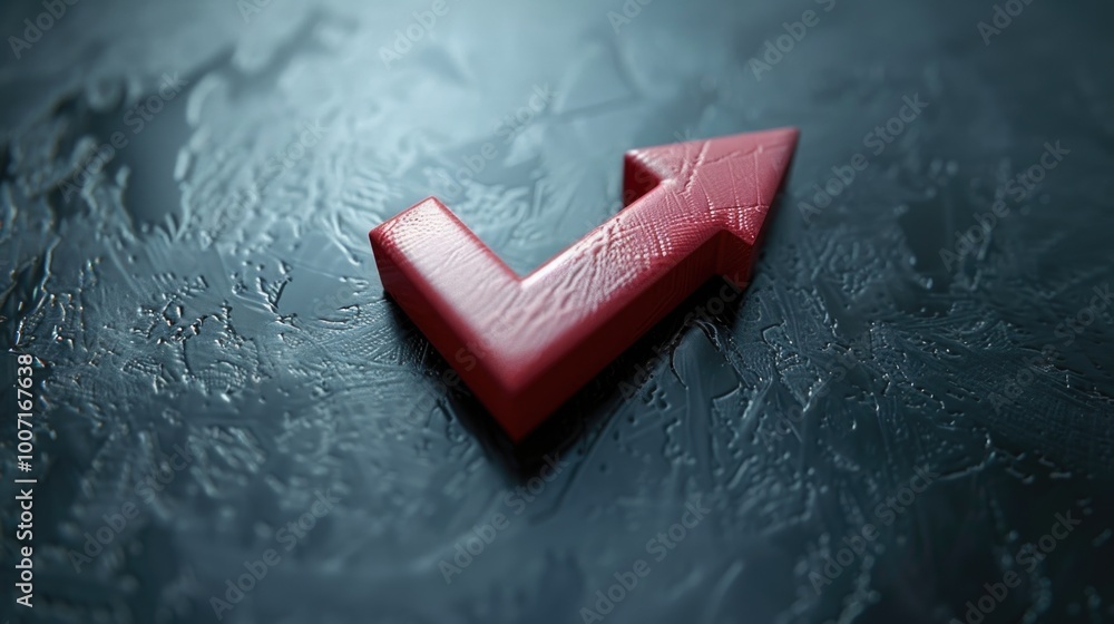 Poster a close-up shot of a red object placed on a table