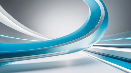 Blue curve business technology sense big data background material.