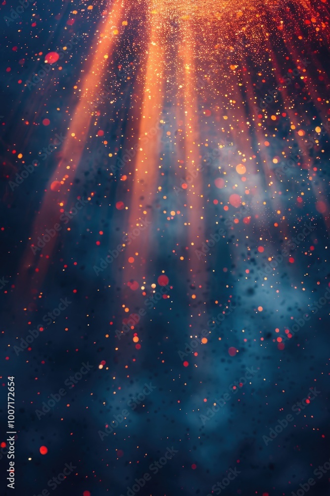 Poster a picture of a cloudy sky with the sun shining through the clouds, perfect for use in weather-relate