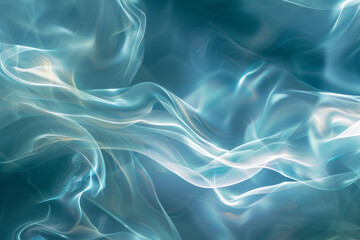 Obraz premium A blue and white background with a wavy line that looks like smoke