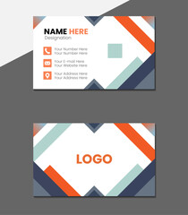 luxury and elegant modern creative business card vector design concept
