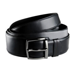 black leather belt