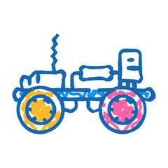 electronic toy gadget baby doodle icon sketch vector. electronic toy gadget baby sign. isolated symbol illustration
