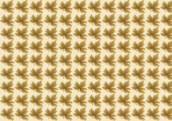 Fondo de patrón de hojas secas de otoño