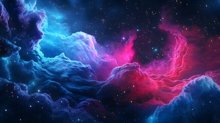 Astral Wonders: A Journey Through Nebulas and Galaxies in the Cosmic Night