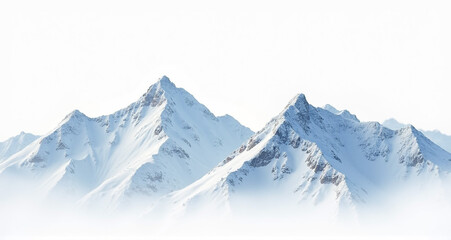 Fototapeta premium snow covered mountains