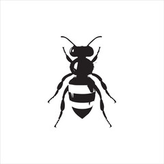 insect, animal, cartoon, fly, isolated, bug, vector, Bee Vector illustration  ,illustration, nature, white, macro, bee, black, beetle, spider, pest, wildlife, tattoo, wasp, cute, drawing, ant, wing, f