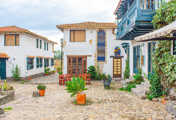 Charming Courtyard in Little Town Boyacense, Duitama, Boyaca, Colombia