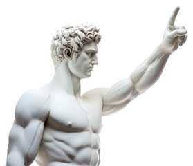 PNG Greek sculpture david hand waving clothing apparel person.