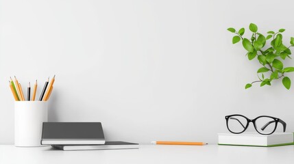 Simple and elegant education flyer with space for text, highlighting academic support services and tutoring programs for students.