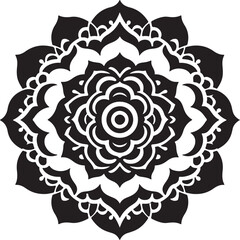  Rose Flower Mandala