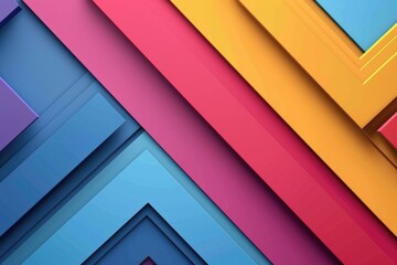Fototapeta premium A colorful wallpaper featuring a diagonal pattern
