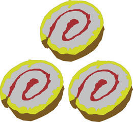 jam roll sweet snacks