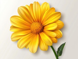 Obraz premium yellow gerber daisy
