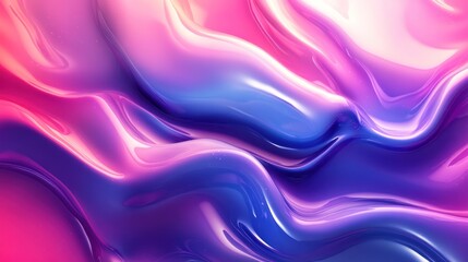 Obraz premium Abstract colorful liquid background with pink, purple, and blue tones.