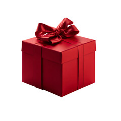 Obraz premium red gift box
