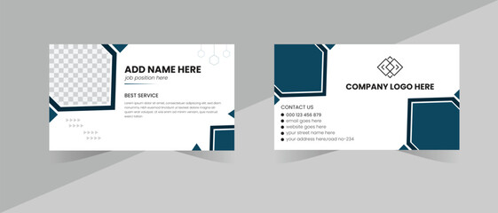 Professional business card design, modern creative business card template design