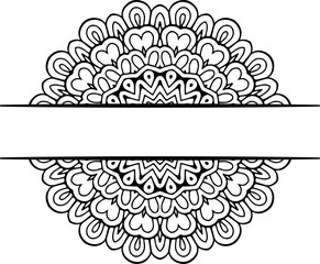 Get crafting with this Mandala Wreath Monogram Split and Heart Arrow SVG Bundle For Cut File Circle Border Wreath SVG Monogram Flower Border incorporate this design to apparel, scrapbooks or decals